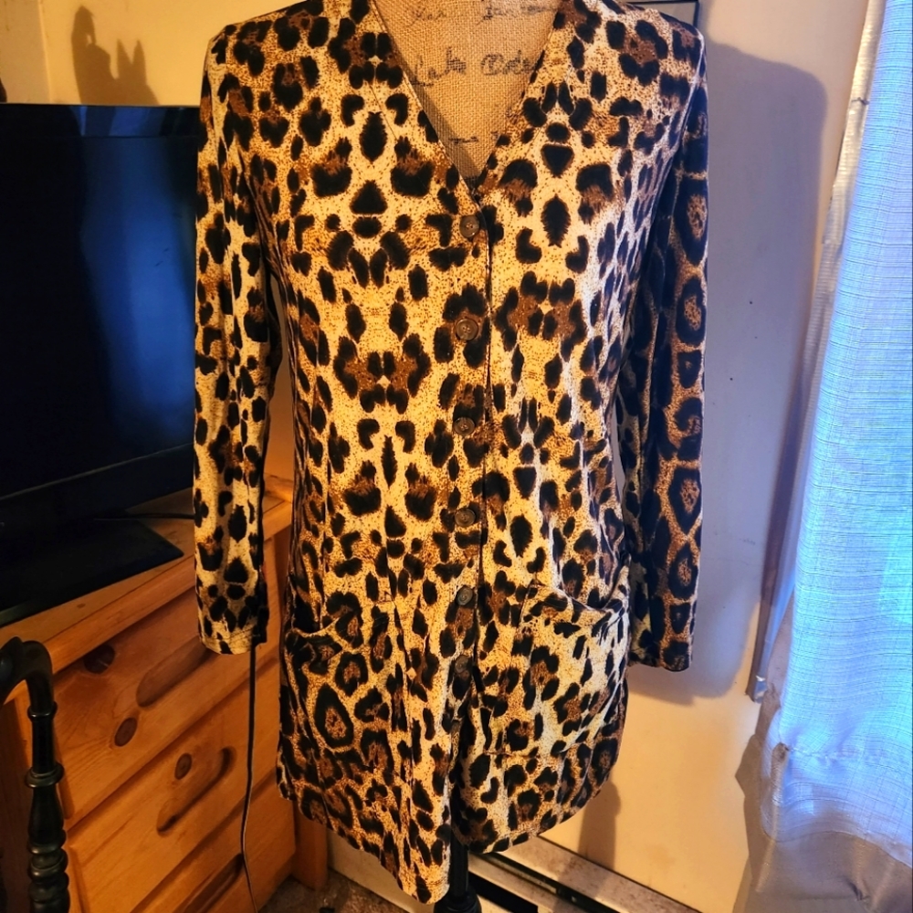 Leopard cardigan